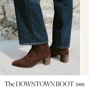 Margaux brown suede boots